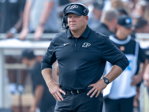 Purdue coach Barry Odom
